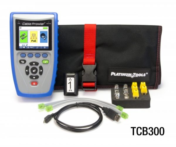 Platinum Tools TCB300 Cable Prowler Cable Tester Kit