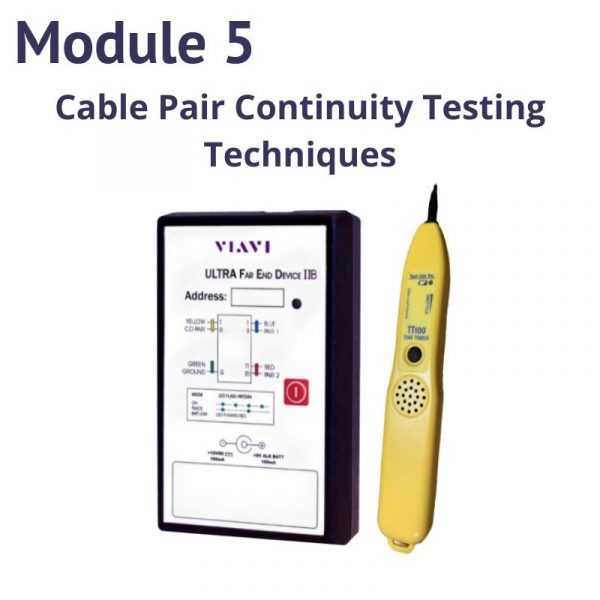 ONX-580P Cable Pair Continuity Testing Training Module