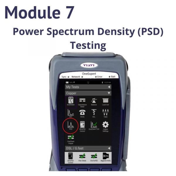 ONX-580P Power Spectrum Density Testing Training Module