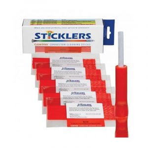 Sticklers Fiber Optic Cleaning Sticks for MTRJ, Orange, 50 Sticks per Box