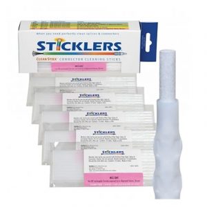 Sticklers Fiber Optic Cleaning Sticks for MPO, Pink, 50 Sticks per Box