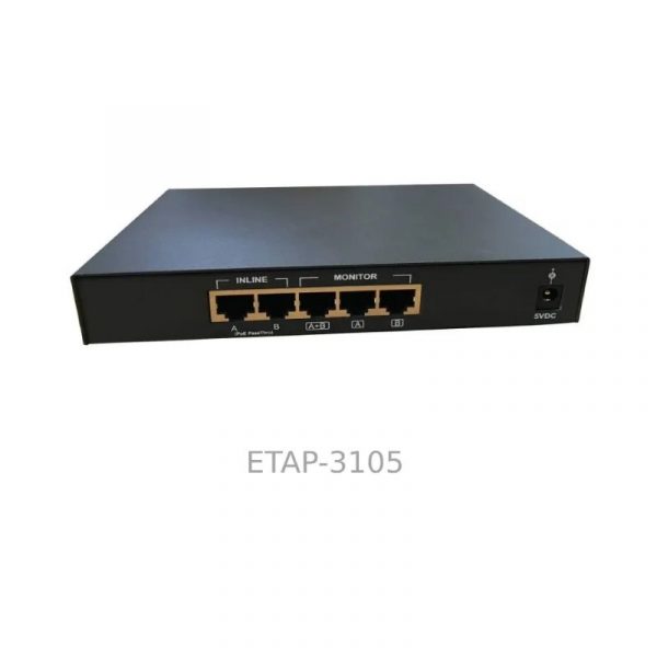 Dualcomm ETAP-3105 Gigabit Copper Network Tap, Failsafe-Bypass 10/100/1000Base-T
