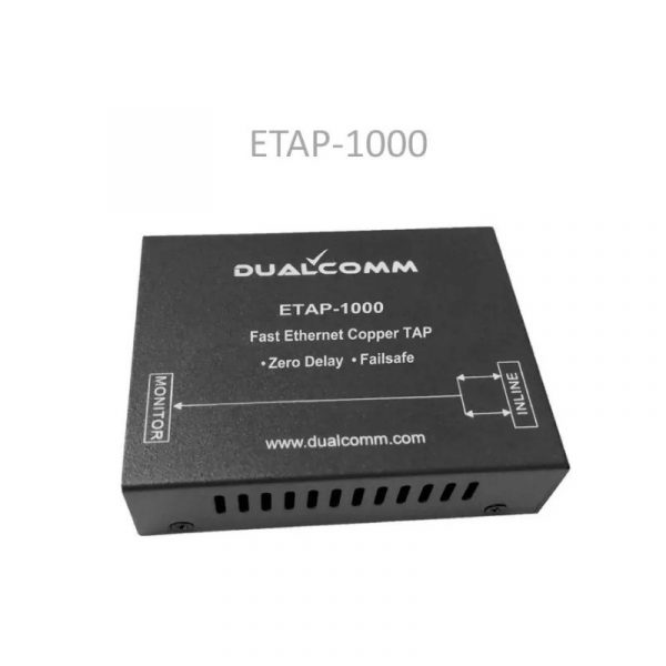 Dualcomm ETAP-1000 Zero-Delay Failsafe Fast Ethernet Network Tap