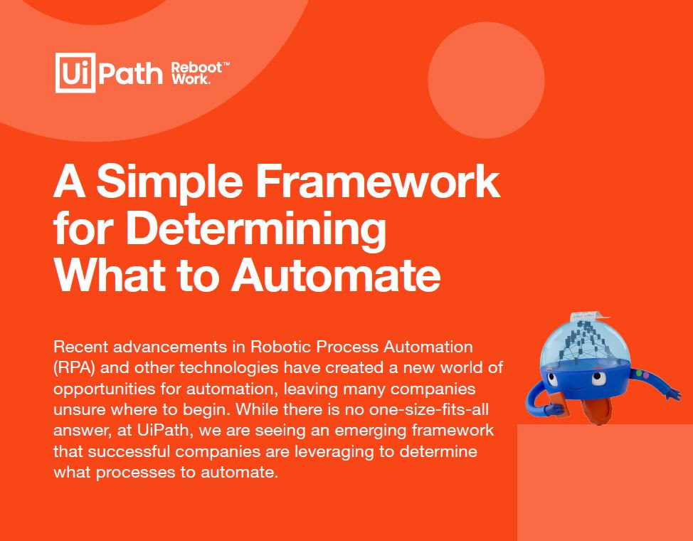 What To Automate Infographic A simple framework for determining on automation